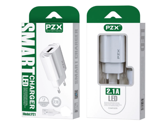 Pzx P21 Chargeur 5V 2.1A Quick Charger Cable type C