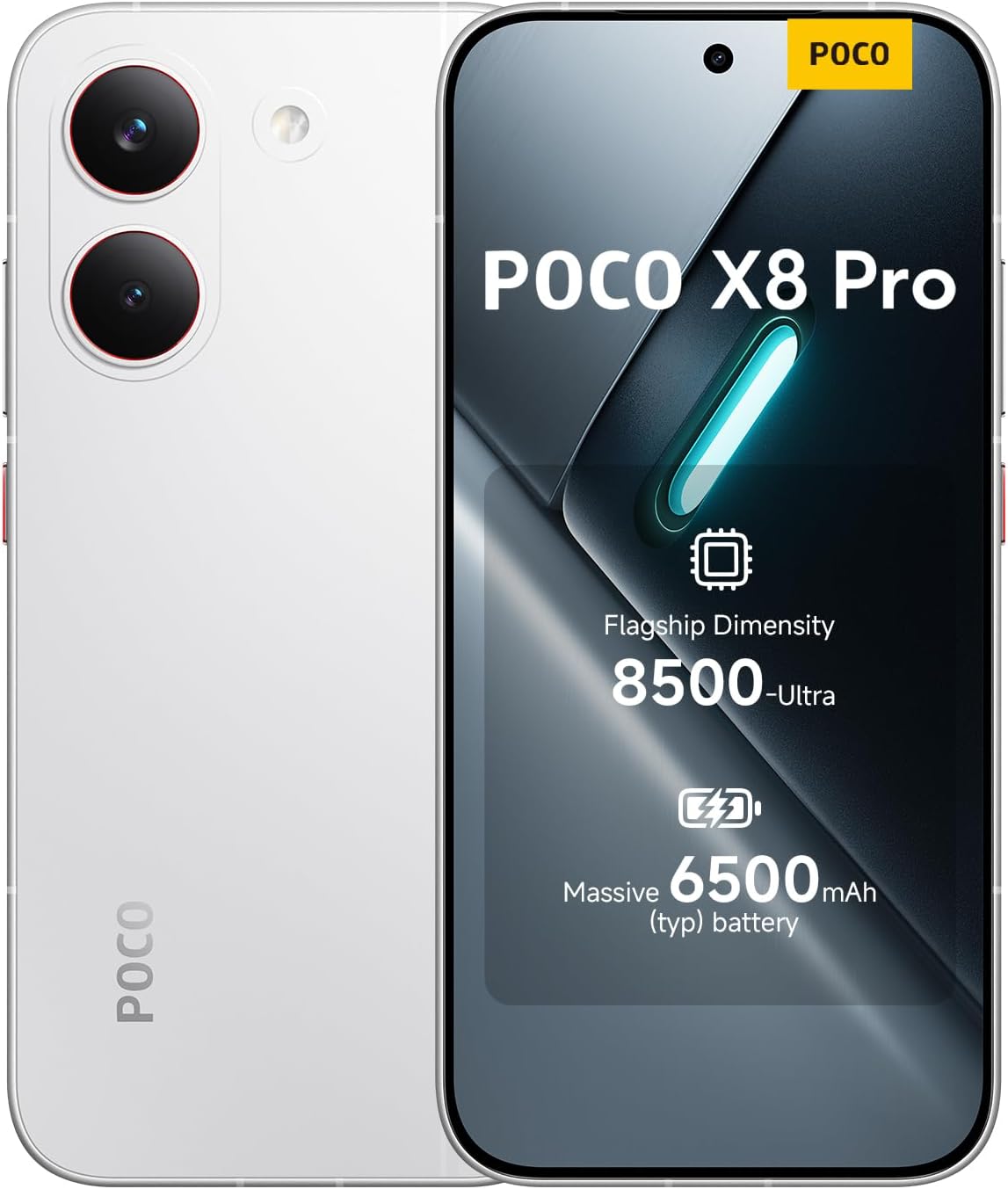 Smartphone POCO X8 Pro 12GO 512GO - blanc