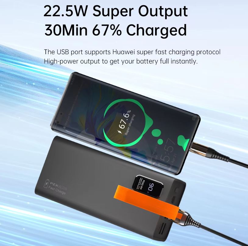 Power Bank PZX V79 22.5W 50000 mAh
