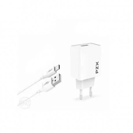 Chargeur fast Charge USB To Type-C 3.1A 1m | PZX C882E | Blanc
