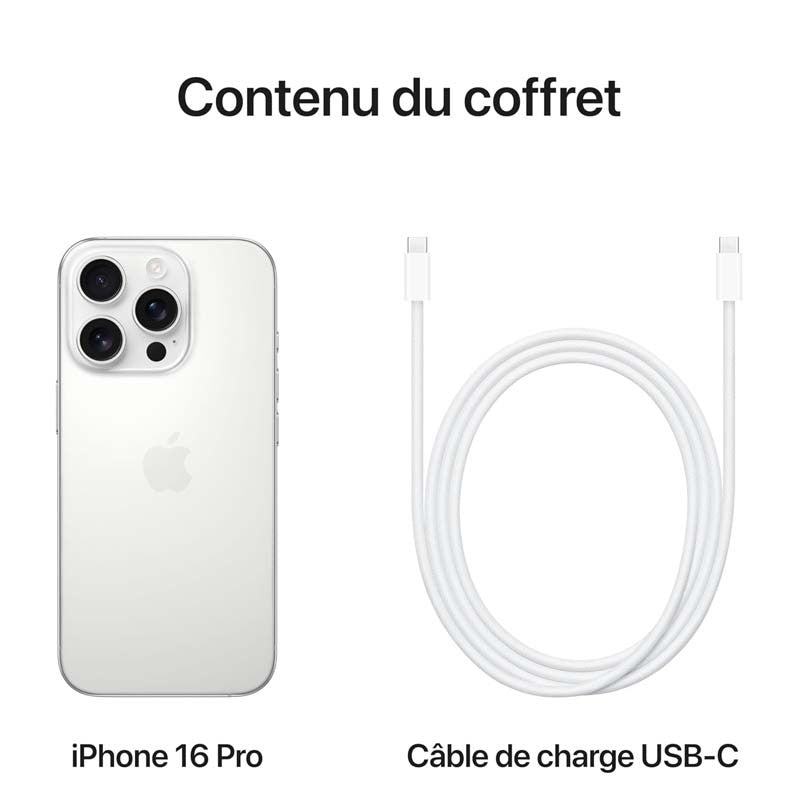 Iphone 16 pro max Blanc- APPLE