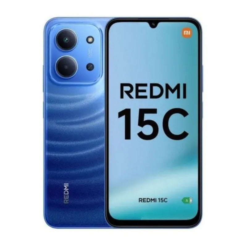 Smartphone XIAOMI Redmi 15C 8Go 256Go +CASH /ANTICASSE /KIT BLEUTOOTH cadeaux - moonlight blue