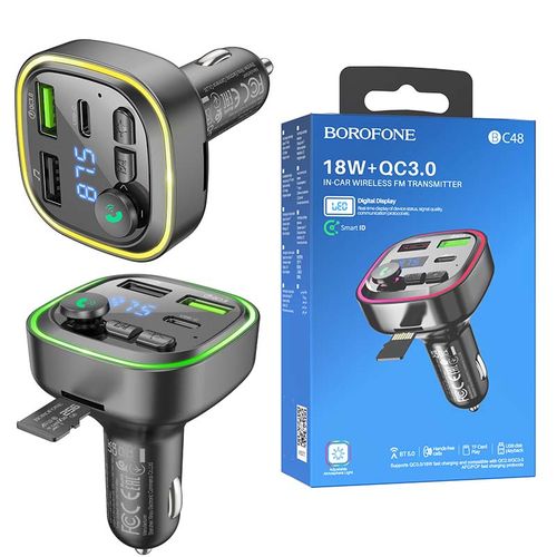 Transmetteur FM Bluetooth BC48 -BOROFONE