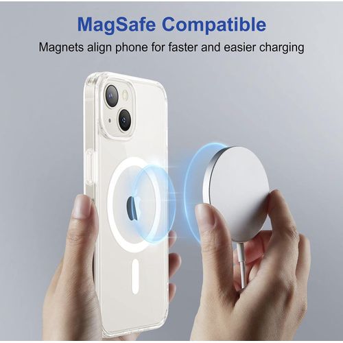 Coque Magnétique pour iPhone 13 - Compatible avec Chargeur & power Bank MagSafe